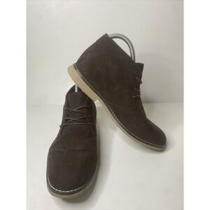 London Fog Men's Broadstreet Chukka Boot Brown Casual Walking 9M PG601M VERYGOOD